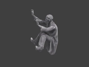 Casual Zombie CZ3 0005 3D Print Model