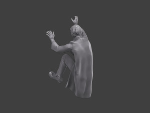 Casual Zombie CZ3 0005 Modelo de impresión 3D
