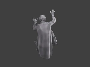 Casual Zombie CZ3 0005 3D Print Model