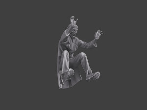 Casual Zombie CZ3 0005 Modelo de impresión 3D