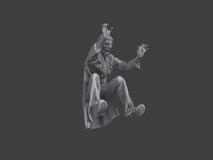 Casual Zombie CZ3 0005 3D Print Model