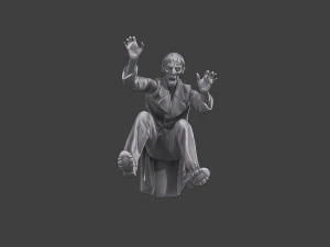 Casual Zombie CZ3 0005 3D Print Model