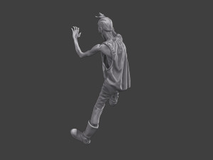 Casual Zombie CZ3 0007 Modelo de impresión 3D