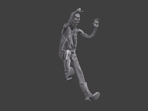 Casual Zombie CZ3 0007 Modelo de impresión 3D