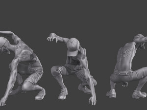 Casual Zombie CZ3 0008 Modelo de impresión 3D