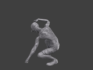 Casual Zombie CZ3 0008 Modelo de impresión 3D