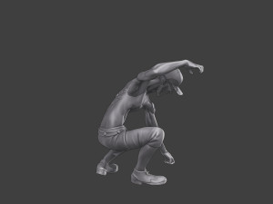 Casual Zombie CZ3 0008 Modelo de impresión 3D