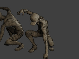Casual Zombie CZ3 0008 Modelo de impresión 3D