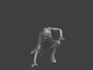 Casual Zombie CZ3 0009 Modelo de impresión 3D