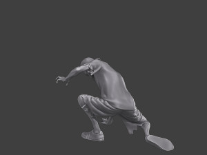 Casual Zombie CZ3 0009 Modelo de impresión 3D