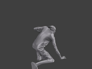 Casual Zombie CZ3 0009 Modelo de impresión 3D