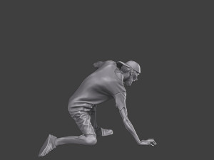 Casual Zombie CZ3 0009 Modelo de impresión 3D