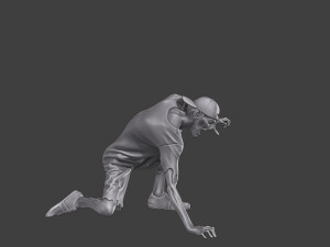 Casual Zombie CZ3 0009 Modelo de impresión 3D
