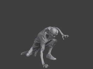 Casual Zombie CZ3 0009 Modelo de impresión 3D
