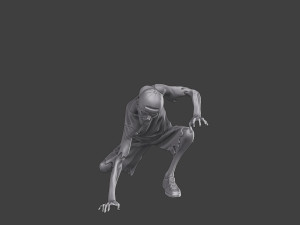 Casual Zombie CZ3 0009 Modelo de impresión 3D