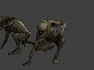Casual Zombie CZ3 0009 Modelo de impresión 3D