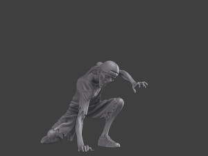 Casual Zombie CZ3 0009 Modelo de impresión 3D