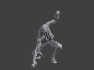 Casual Zombie CZ3 0010 3D Print Model