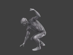 Casual Zombie CZ3 0010 3D Print Model