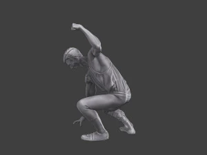 Casual Zombie CZ3 0010 3D Print Model