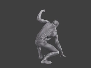 Casual Zombie CZ3 0010 3D Print Model