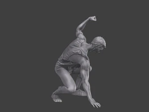 Casual Zombie CZ3 0010 3D Print Model