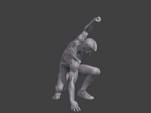 Casual Zombie CZ3 0010 3D Print Model