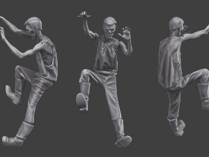 Casual Zombie CZ3 Pack 1 Modelo de impresión 3D