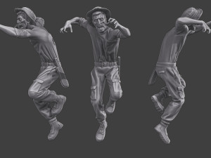 Casual Zombie CZ3 0011 Modelo de impresión 3D