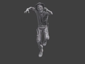 Casual Zombie CZ3 0011 3D Print Model