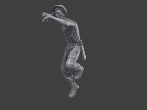 Casual Zombie CZ3 0011 3D-printmodel