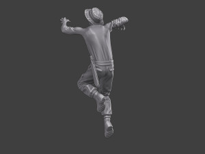 Casual Zombie CZ3 0011 3D-printmodel