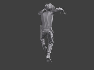 Casual Zombie CZ3 0011 3D-printmodel