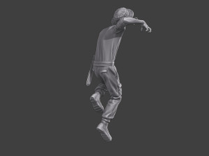 Casual Zombie CZ3 0011 3D-printmodel