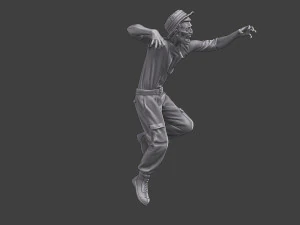 Casual Zombie CZ3 0011 3D Print Model