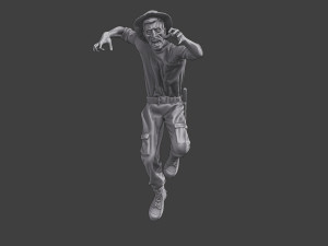 Casual Zombie CZ3 0011 3D-printmodel