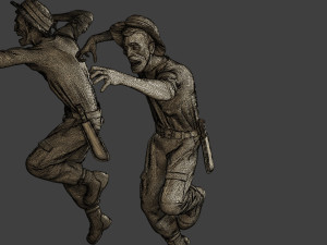 Casual Zombie CZ3 0011 3D-printmodel