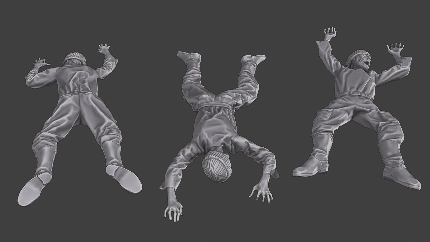 Zombi informal CZ3 0012 Modelo de impresión 3D .c4d .max .obj .3ds .fbx .stl .blend 