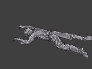 Casual Zombie CZ3 0012 Modelo de impresión 3D