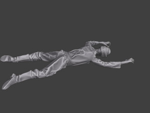 Casual Zombie CZ3 0012 Modelo de impresión 3D