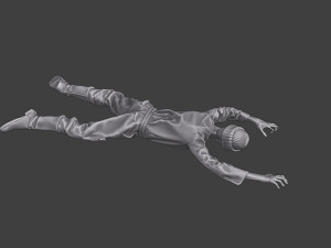 Casual Zombie CZ3 0012 Modelo de impresión 3D