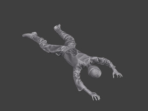 Casual Zombie CZ3 0012 Modelo de impresión 3D