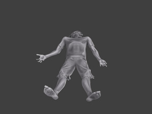 Casual Zombie CZ3 0013 Modelo de impresión 3D