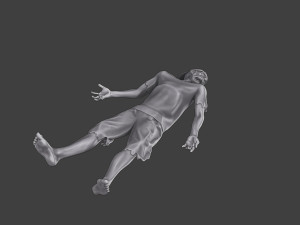 Casual Zombie CZ3 0013 Modelo de impresión 3D