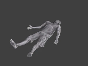 Casual Zombie CZ3 0013 3D Print Model