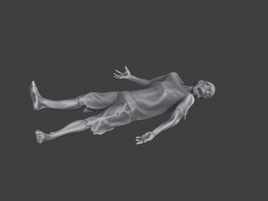 Casual Zombie CZ3 0013 Modelo de impresión 3D