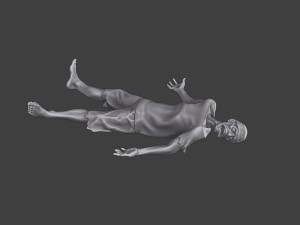 Casual Zombie CZ3 0013 Modelo de impresión 3D