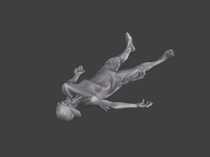 Casual Zombie CZ3 0013 3D Print Model