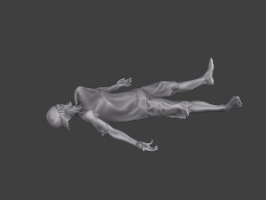 Casual Zombie CZ3 0013 Modelo de impresión 3D
