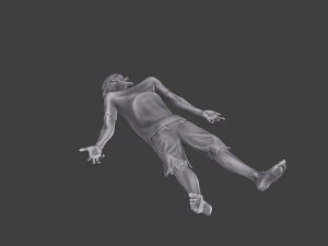 Casual Zombie CZ3 0013 3D Print Model